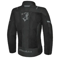 Bela Mesh Pro Perforated Summer Women's Black Motorcycle Fabric Jacket