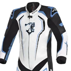 Bela NorthStar Black / White / Blue One-Piece Suit