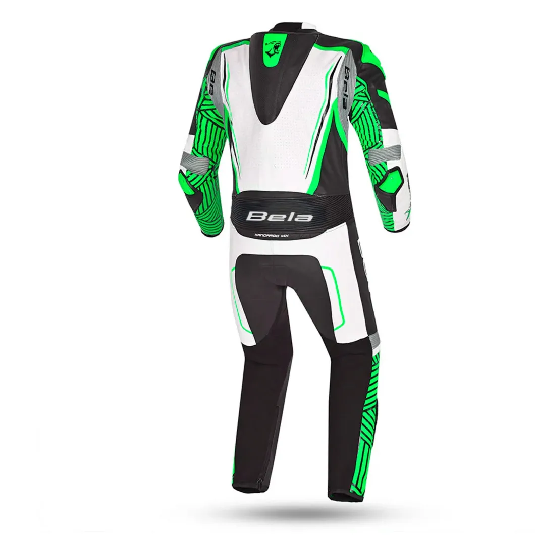BELA NorthStar 1PC Motorcycle Racing Suits White Black Green