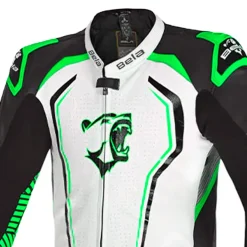 BELA NorthStar 1PC Motorcycle Racing Suits White Black Green