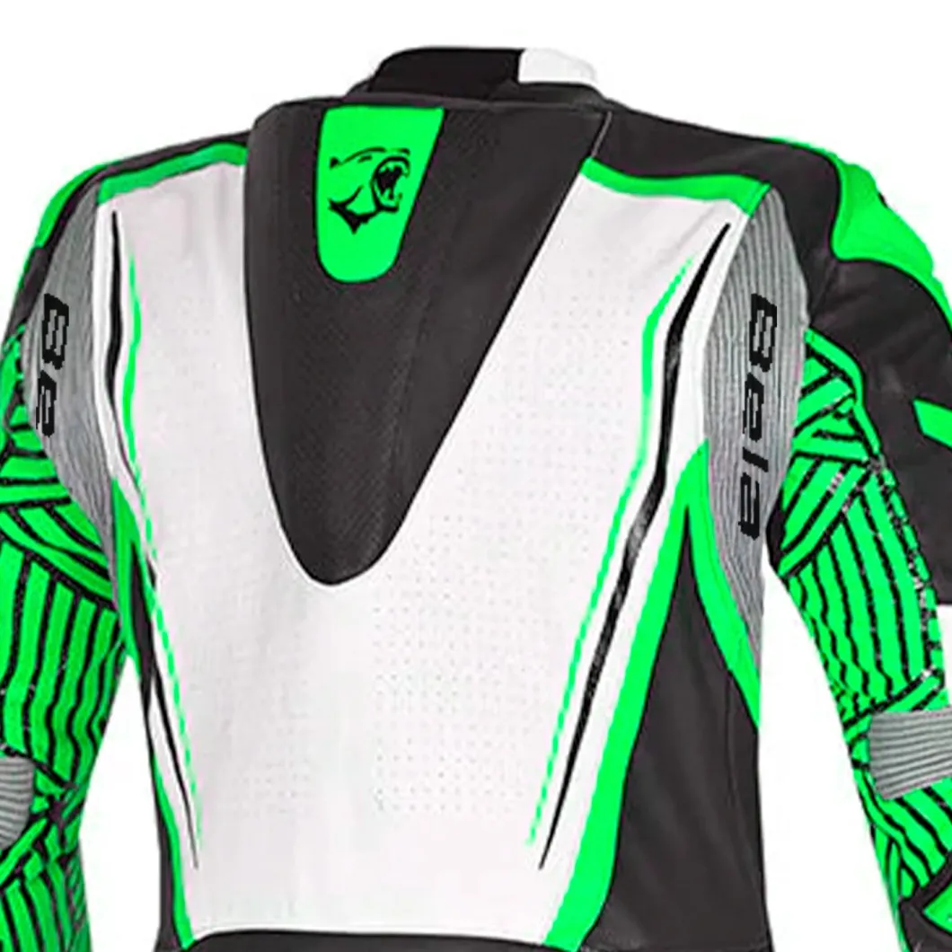 BELA NorthStar 1PC Motorcycle Racing Suits White Black Green