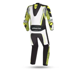 BELA NorthStar 1PC Motorcycle Racing Suits Black White Yellow