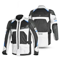 Bela Onsaker Touring Fabric Jacket Black/Blue 3 Layers
