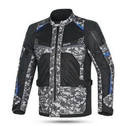 Bela Onsaker Touring 3-Layer Fabric Jacket Camo Black Blue