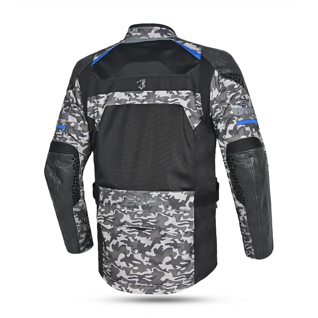 Bela Onsaker Touring 3-Layer Fabric Jacket Camo Black Blue