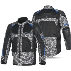 Bela Onsaker Touring 3-Layer Fabric Jacket Camo Black Blue