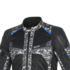Bela Onsaker Touring 3-Layer Fabric Jacket Camo Black Blue