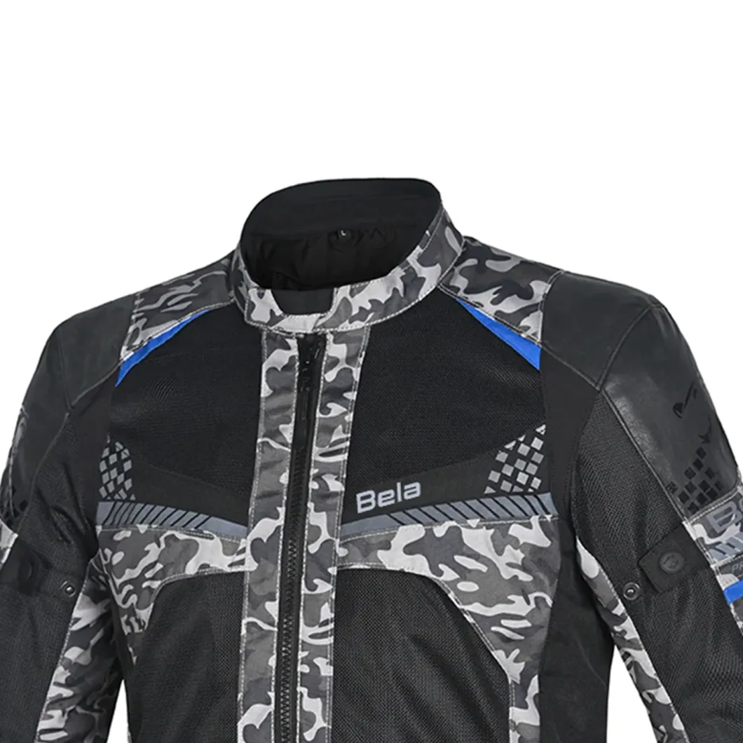 Bela Onsaker Touring 3-Layer Fabric Jacket Camo Black Blue
