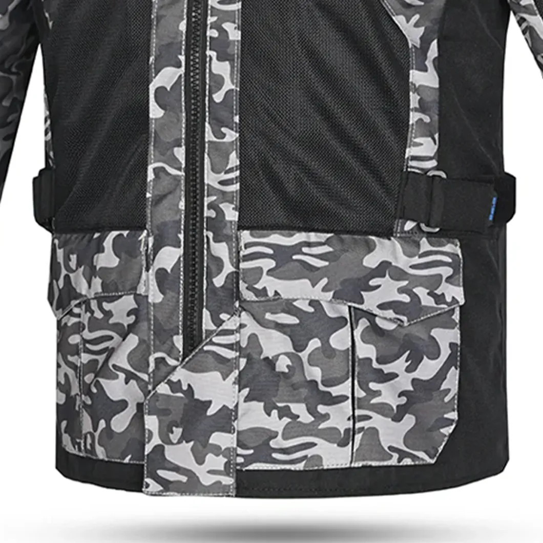 Bela Onsaker Touring 3-Layer Fabric Jacket Camo Black Blue
