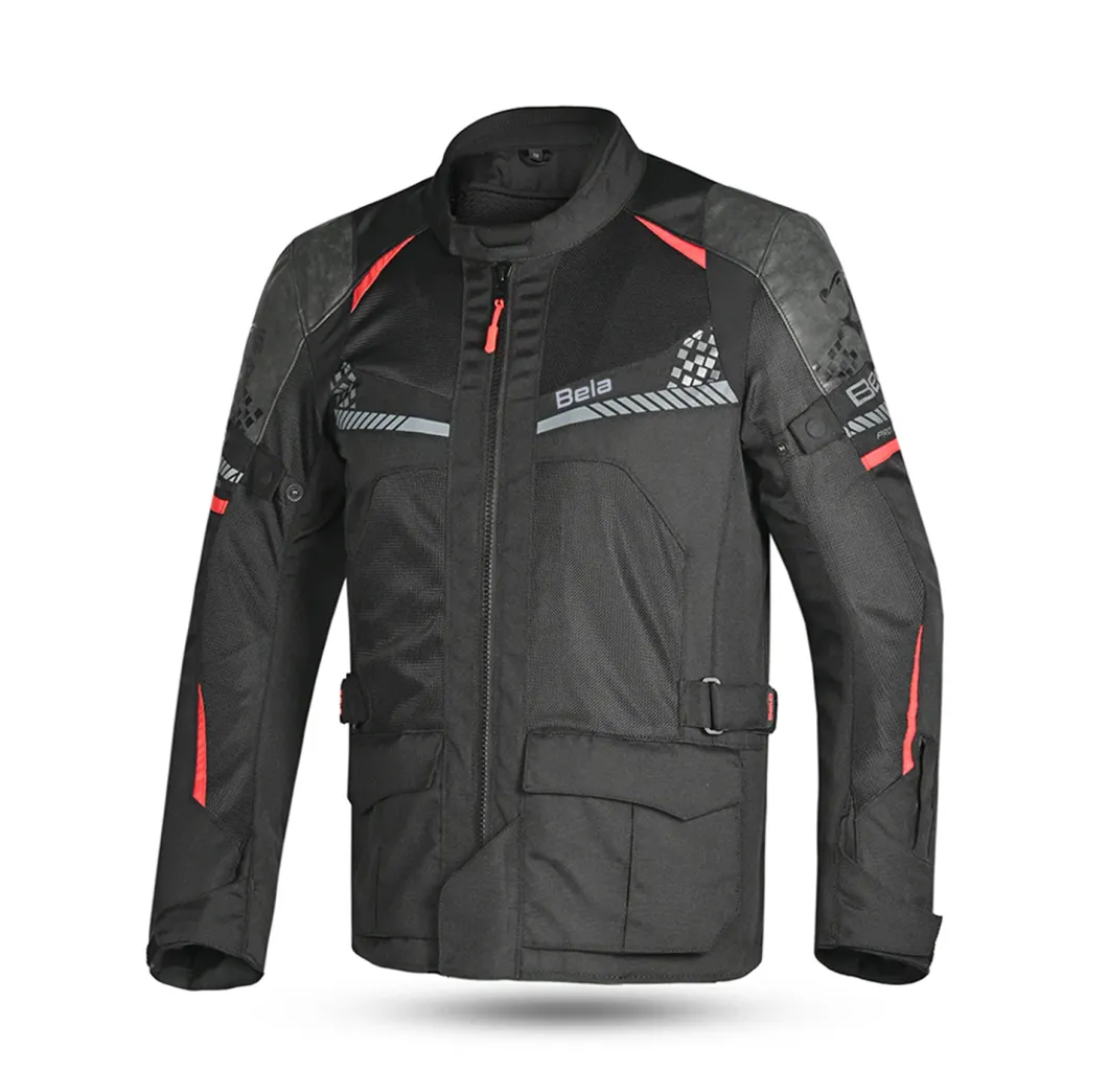 Bela Onsaker Touring 3-Layer Textile Jacket Black Red