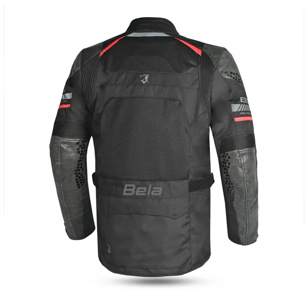 Bela Onsaker Touring 3-Layer Textile Jacket Black Red