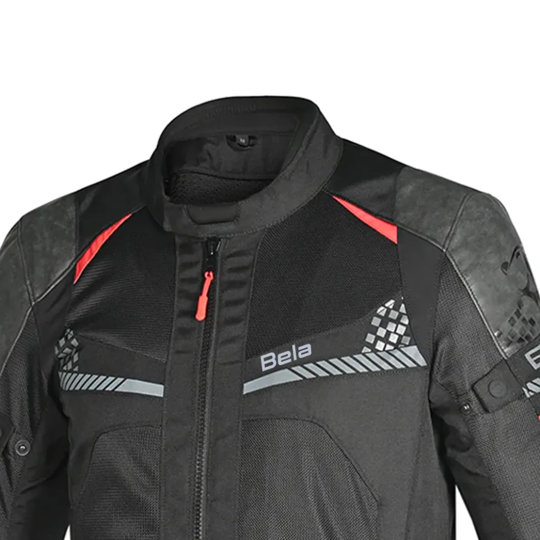 Bela Onsaker Touring 3-Layer Textile Jacket Black Red