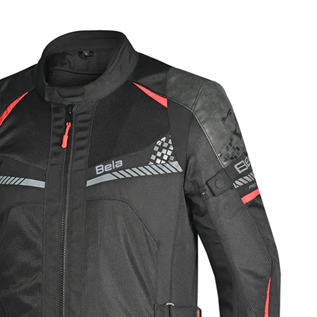 Bela Onsaker Touring 3-Layer Textile Jacket Black Red