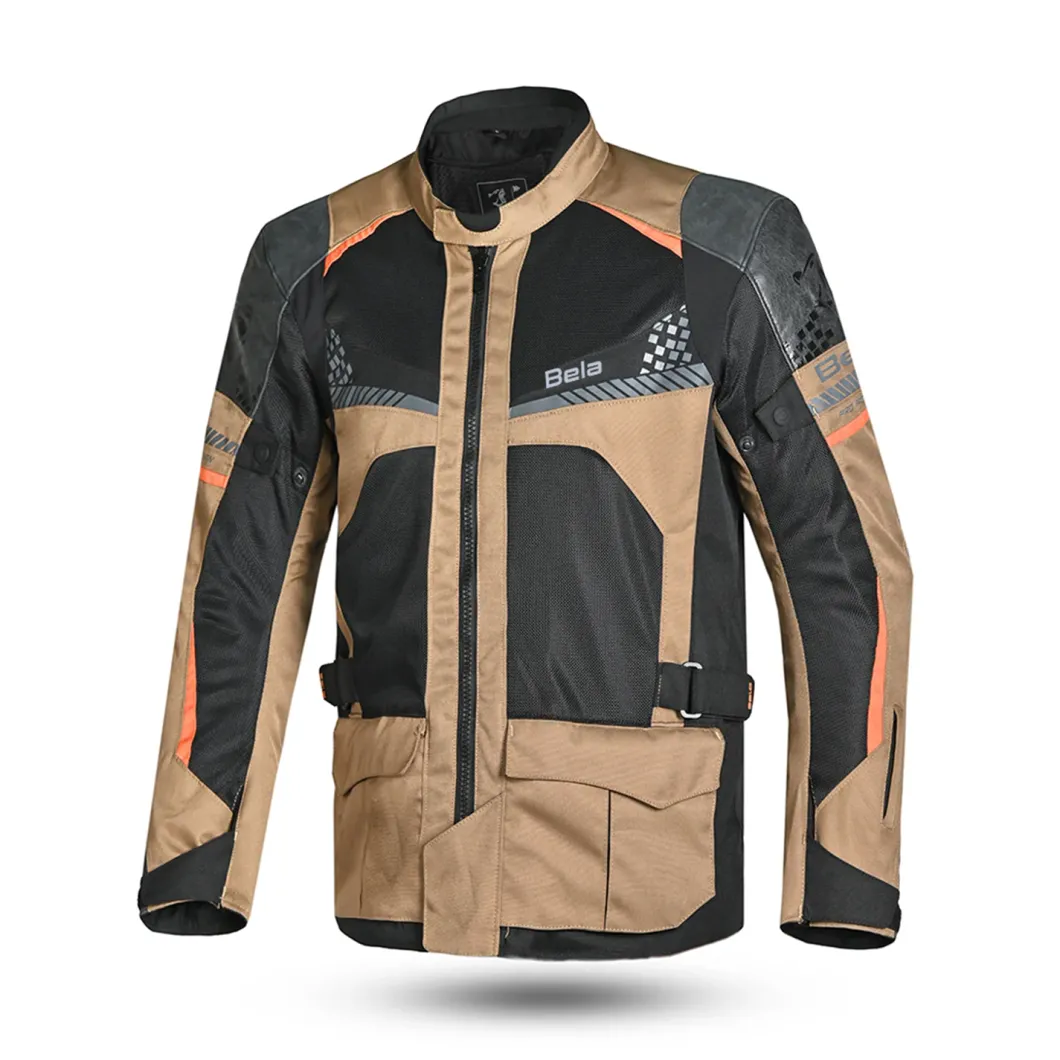 Bela Onsaker Touring 3-Layer Textile Jacket Sand/Black/Orange