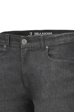 BELA Pantalon Rocker 30L Inseam Denim Jeans CE Vaquero Grey