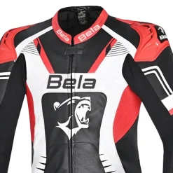 BELA-1PC X Race suit BLACK/WHITE/RED