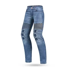Bela PISTON Motorcycle Jeans for Men Blue