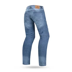 Bela PISTON Motorcycle Jeans for Men Blue