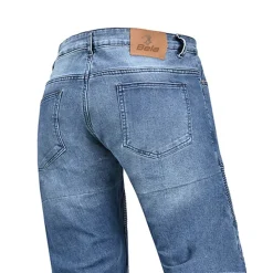 Bela PISTON Motorcycle Jeans for Men Blue