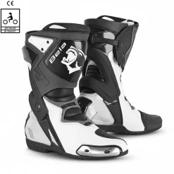 BELA Race Pro Staveli de Moto Blanco Black