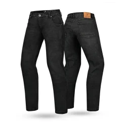 Bela Rio 34 Inseam Black Denim motorcycle jeans