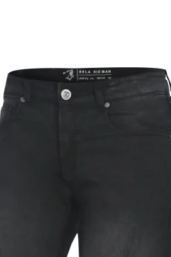 Bela Rio 32 Inseam Black Denim motorcycle jeans