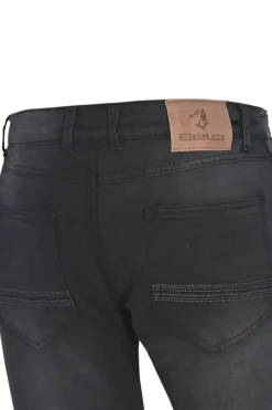 Bela Rio 32 Inseam Black Denim motorcycle jeans