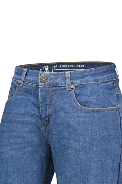 BELA Rio Men's Inseam 32 Blue Trousers