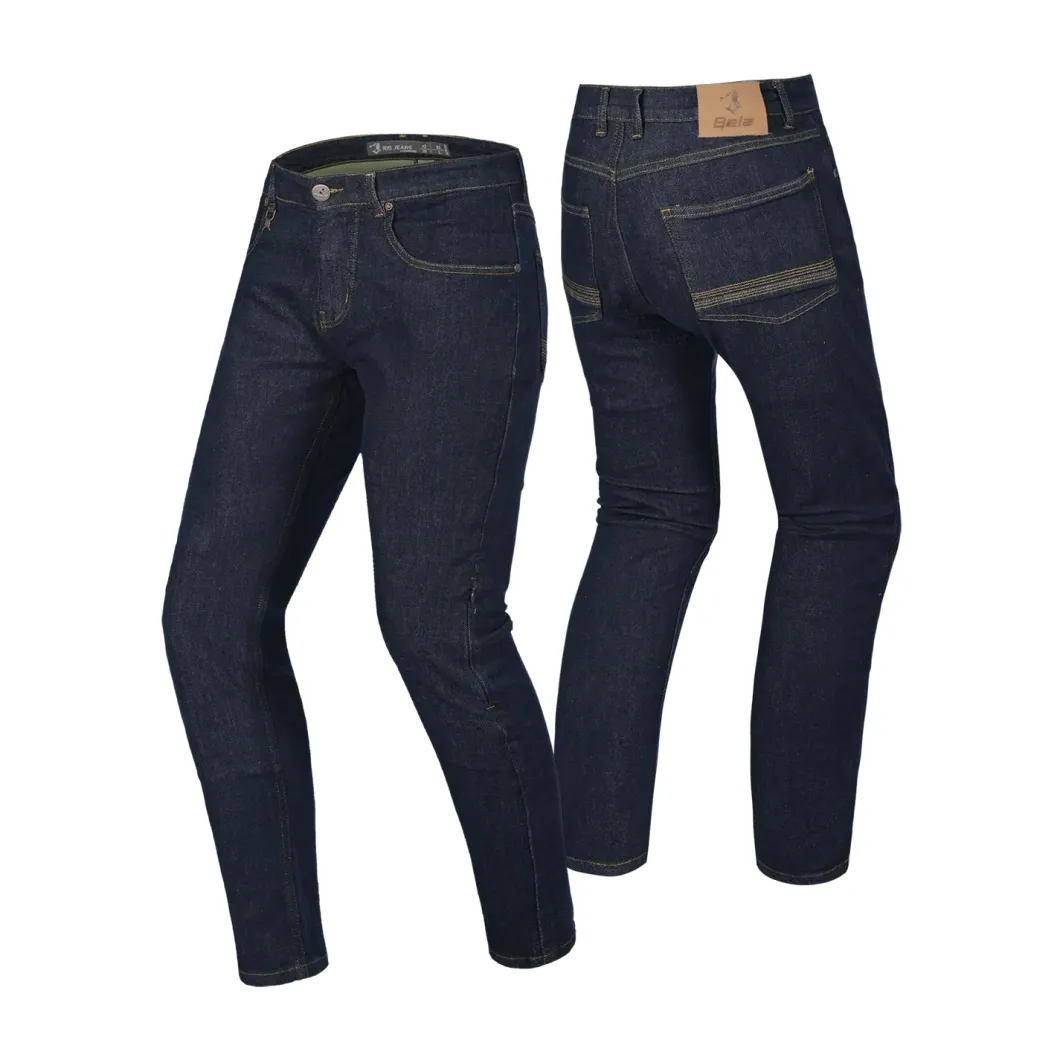 BELA RIO MEN'S 32L DENIM JEANS DARK BLUE