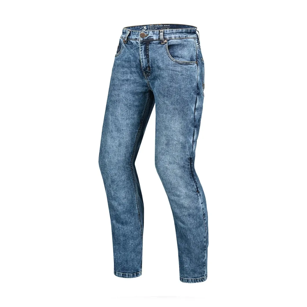 BELA - Rio Random Spray Pant 34L Light Blue