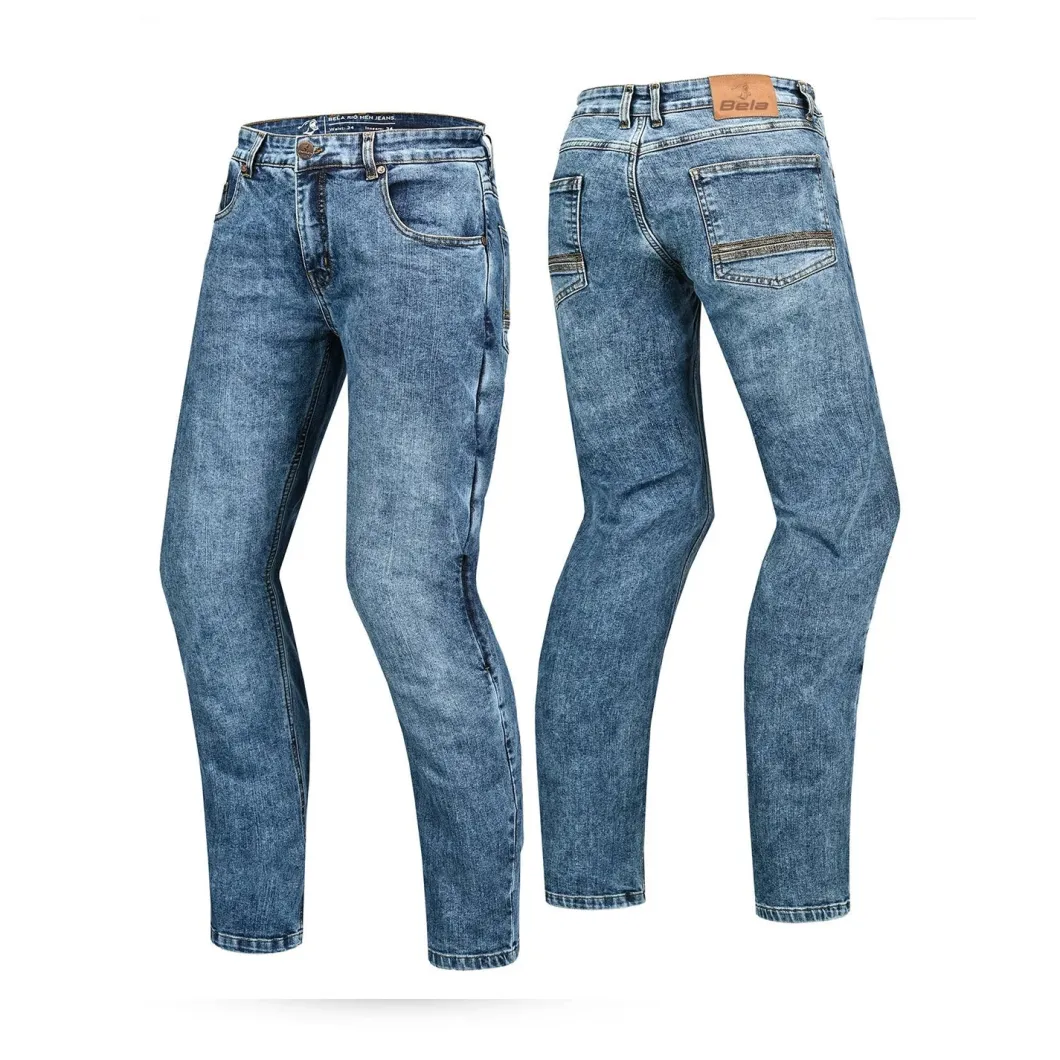 BELA - Rio Random Spray Pant 34L Light Blue