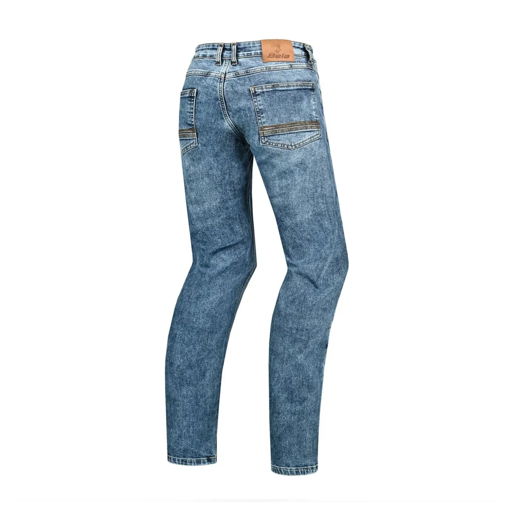 BELA - Rio Random Spray Pant 34L Light Blue