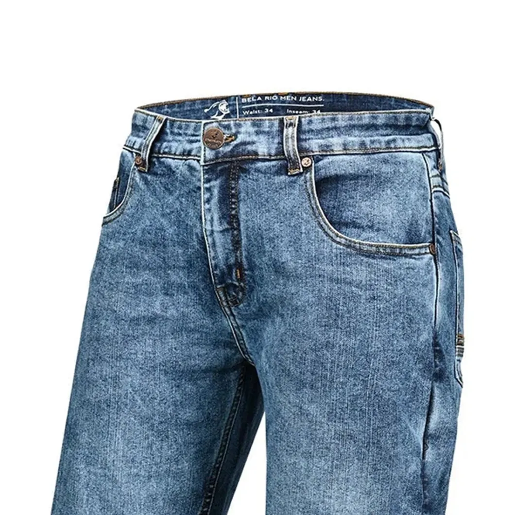 BELA - Rio Random Spray Pant 34L Light Blue