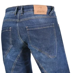 BELA ROCKER JEANS DI MOTO UOMO BLU SPRAY 32L