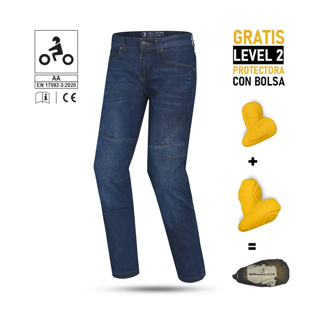 BELA Rocker Men's Biker Jeans Blue