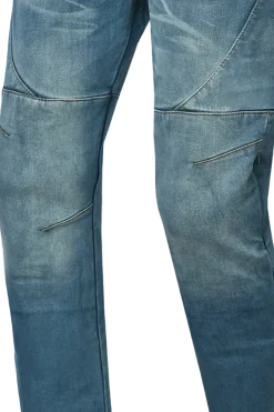 Bela Rocker Men's Motorcycle Jeans Light Blue