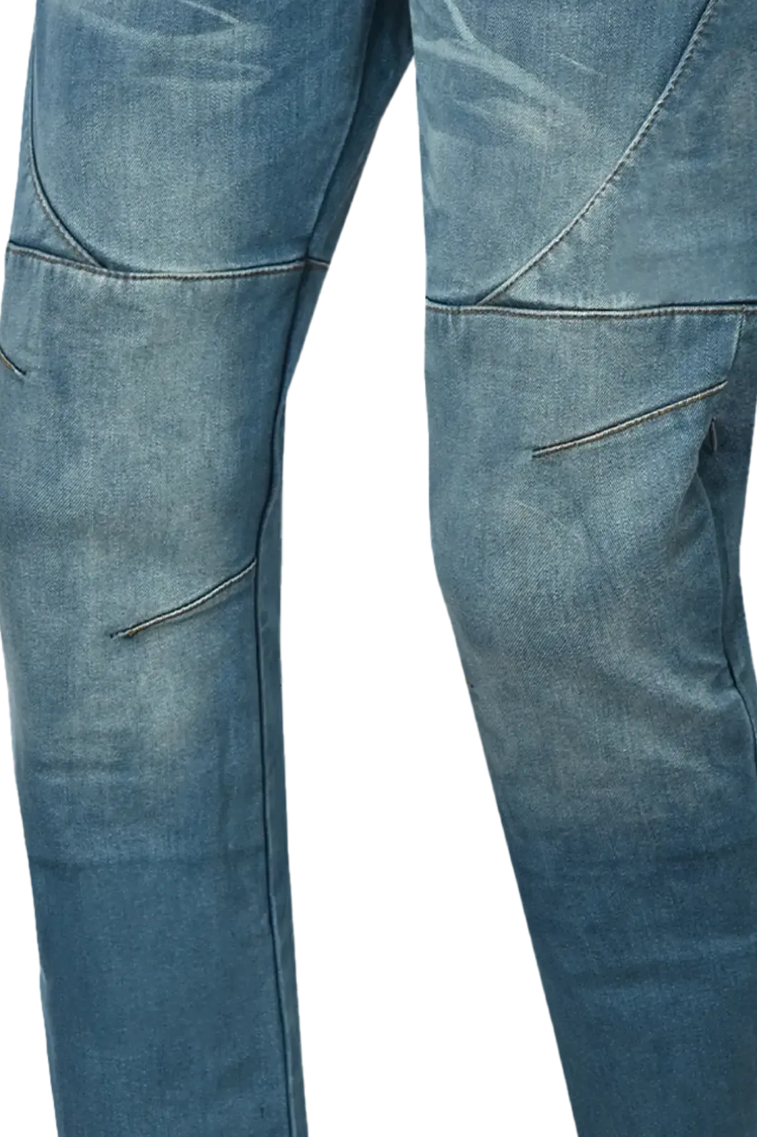 Bela Rocker Men's Motorcycle Jeans Light Blue