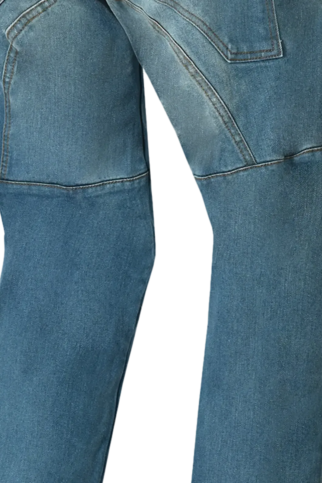 Bela Rocker Men's Motorcycle Jeans Light Blue