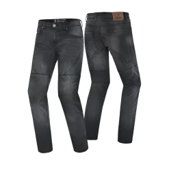 Bela Rocker Motorcycle Jeans for Men Black vaquero