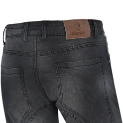 Bela Rocker Motorcycle Jeans for Men Black vaquero