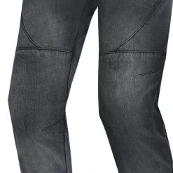 Bela Rocker Motorcycle Jeans for Men Black vaquero