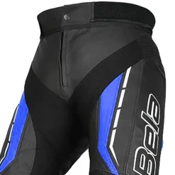 Bela Rocket Black BLUE MEN'S Trousers (Kangaroo Leather Mix)