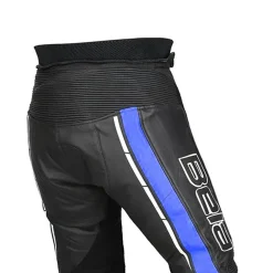 Bela Rocket Black BLUE Women's Pants (Kangaroo Leather Mix)