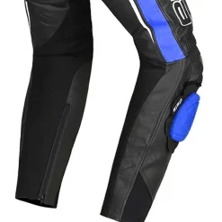 Bela Rocket Black BLUE Women's Pants (Kangaroo Leather Mix)