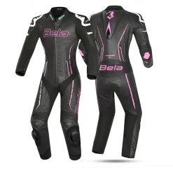 Bela Rocket Black Pink 1PC Kangaroo Skin Suits Mix Women