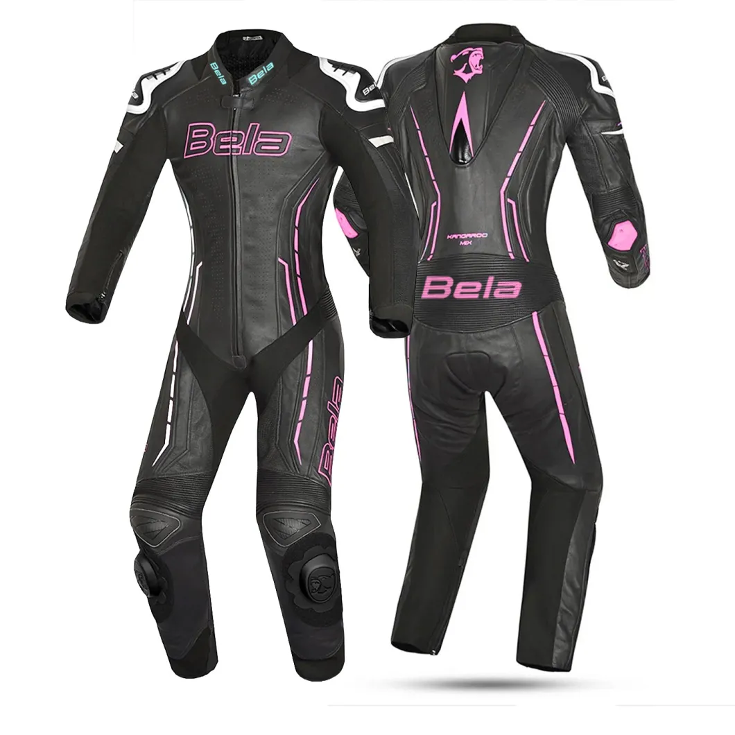 Bela Rocket Black Pink 1PC Kangaroo Skin Suits Mix Women