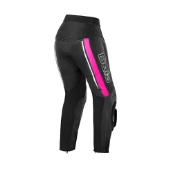 Bela Rocket Black Pink Women's Pants (Kangaroo Leather Mix)