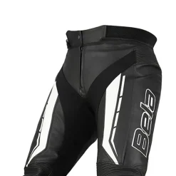 Bela Rocket Black White Women's Pants (Kangaroo Leather Mix)
