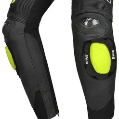 Bela Rocket Black Yellow MEN'S Trousers (Kangaroo Leather Mix)