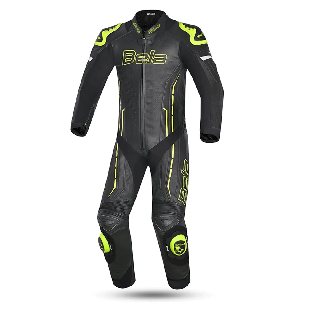 Bela Rocket Black Yellow 1PC Kangaroo Skin Suits Mix Men